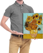 Wieco Art Sunflower by Vincent Van Gogh Oil Paintings Reproduction Modern Floral Giclee Canvas Prints Artwork Flowers Pictures on Canvas Wall Art for Home and office Decorations