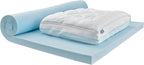Sealy Dreamlife 3” Gel Memory Foam Twin Mattress Topper with 1” Quilted Cooling Cover, SealyComfort Gel Foam, SealyCool Poly Blend Cover
