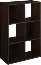 ClosetMaid 78815 Cubeicals Organizer, 6-Cube, Espresso