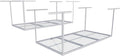 FLEXIMOUNTS 2 Pack 3x6 Overhead Garage Storage Adjustable Ceiling Rack 72" Length x 36" Width x 40" Height, 900lbs Total Weight Capacity, White, Classic Series