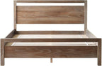 Grain Wood Furniture Loft Full Size Solid Wood Bed, Weathered Pine