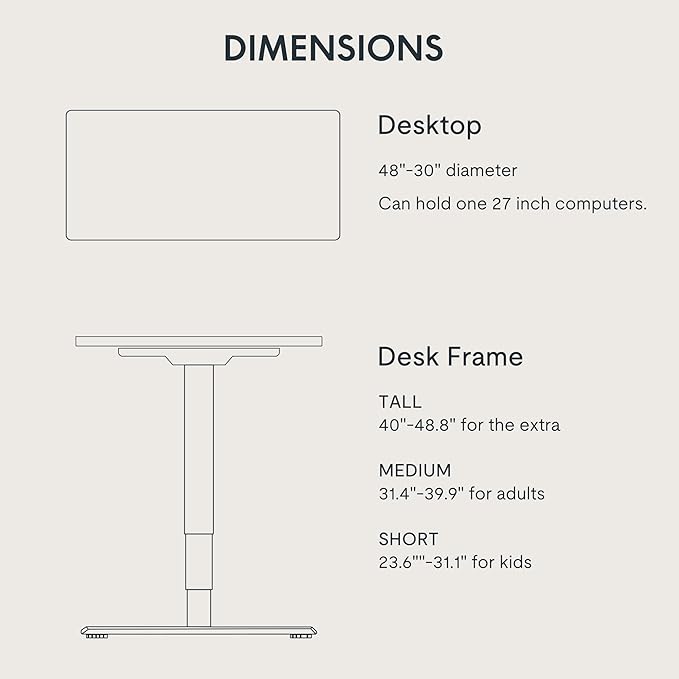 FLEXISPOT E6 3 Stages Dual Motor Electric Standing Desk 48x30 Inch Whole-Piece Board Height Adjustable Electric Sit Stand Desk(Black Frame + Marble Grey Desktop, 2 Packages)