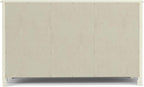 SIMPLIHOME Connaught Buffet - 60 inch Wide Solid Wood 3-Door Sideboard Buffet in Antique White, Traditional Storage Cabinet for Dining Room or Kitchen with Adjustable Shelves and Classic Molding
