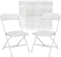 20 Pack Folding Chairs,Heavy Duty Plastic Stackable Chairs for Indoor Outdoor Use,350lb Capacity Portable Event Chairs with Steel Frame, Wedding,Party,Office,Dining (No Assembly Required)