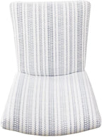 HomePop Classic Parsons Dining Chair -Blue Farmhouse Stripe (Set of 2)