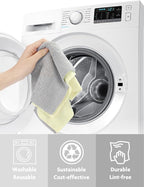 Fantasticlean Microfiber Cleaning Cloth Roll -40 Pack, Tear Away Microfiber Towels, 12" x 12", Reusable, Washable, Scratch Free, Ultra Absorbent Dishcloth for Car, Home Supplies, Pet, Kitchen (Beige)