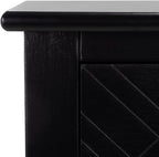 SAFAVIEH Home Collection Peyton Black 3-Drawer Lower Shelf Console Table CNS5705B