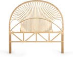 KOUBOO Rattan Loop Headboard, Queen, Natural
