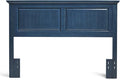 Mantua Arcadia Wood Headboard (Twin, Vibrant Blue)