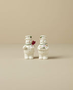 Lenox 896361 Happy Holly Days Snowmen Salt & Pepper Set, 2-Piece, Ivory, Christmas & Holiday Hosting