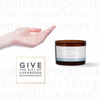 Pecksniff's Aromatherapy De-Tox 3-Wick Candle | Elemi & Thyme with Spicy Pine Scent | 285g/10oz Long-Lasting Relaxation