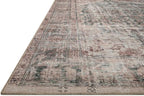 Loloi Amber Lewis Georgie Collection GER-08 Lagoon/Beige 3'-0" x 12'-0", .19" Pile Height, Runner Rug
