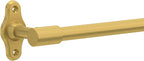 Franklin Brass Calloway 4-Piece Bathroom Set Satin Gold 18" + 6" Towel Rack, Toilet Paper Holder, Hand Towel Holder, Hook | 4-Piece Bath Hardware Accessories Set CLWY64-SG