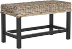Safavieh Home Collection Omari Natural Wicker Bench