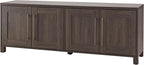 Henn&Hart Rectangular TV Stand for TV's up to 80" in Alder Brown, TV Stands for the Living Room