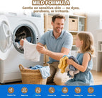 BellaLuce 2 Pack Laundry Detergent Sheets - 800 Loads Boys Santal Laundry Sheets for Dorm,College,Home,Hotel,Apartment,Family School Travel Essentials