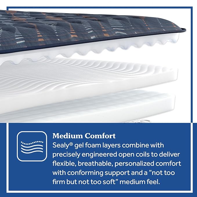 Sealy Warner 12" Medium Tight Top Innerspring Mattress - Full