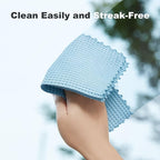 JOYMOOP Waffle Weave Cleaning Cloth, Reusable Absorbent Microfiber Cleaning Cloths, Lint Free Microfiber Dish Towels 5 Pack, Mixed Color, 11.8×15.7inch