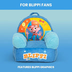 Delta Children - Blippi Cozee Buddy Kids Chair, Blue