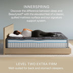Beautyrest Days End Extra Firm 13.25" Mattress - Cal King - Cooling Tech, Supportive Durable Pocketed Coils, Pressure Relief, Motion Separation; 100 Night Sleep Trial and 10 Year Warranty