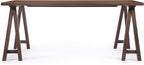 Christopher Knight Home Warren Mid-Century Modern 7 Piece Dining Set with A-Frame Table, Mint and Walnut
