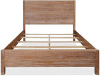 Grain Wood Furniture Montauk Solid Wood Bed, Full Size, Driftwood