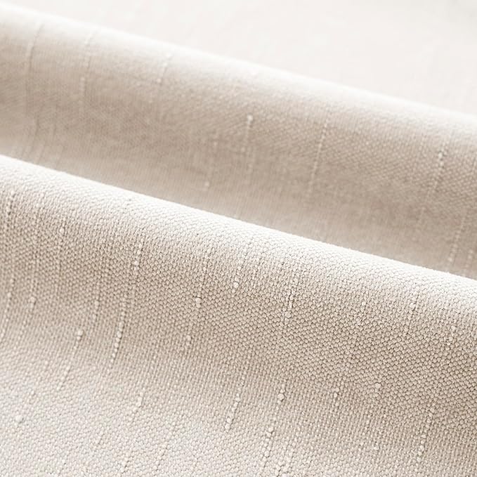 Foindtower Pack of 2 Soft Textured Throw Decorative Pillow Covers Square Accent Solid Cushion Cover Cozy Farmhouse Pillow Case with Zipper for Couch Sofa Bedroom Living Room 24x24 Inch, Light Beige