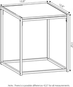 Furinno Camus Modern Living Room Coffee Table with 2 End Tables Set, Americano