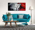 Wieco Art Extra Large The Cloud Tree Modern Gallery Wrapped Giclee Canvas Print Artwork Abstract Landscape 3 panels Pictures on Canvas Wall Art Ready to Hang for Living Room Kitchen Home Decor XL