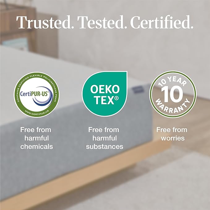 LIFEMENT Basic Full Graphite Infused Memory Foam Mattress in a Box | Medium Firm Bed, Fiberglass Free, CertiPUR-US & Oeko-TEX Certified Foam, Cooling Pressure Relief Comfort, 6 Inch