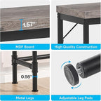 Tribesigns 70.9 Inch Extra Long Console Table for Entryway, Narrow Long Sofa Table Behind Couch, Rustic Grey Hallway Table Industrial Height Bar Table for Living Room