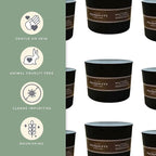 Pecksniffs Black Tall Leather & Oakmoss Scented Candle | 3 Wicks, 283g/9.9oz