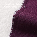 FUTEI Pack of 2 Purple Decorative Throw Pillow Covers 16x16 Inch Soft Cozy Solid Boucle Textured Cushion Case,Modern Home Decor for Couch Bed Living Room