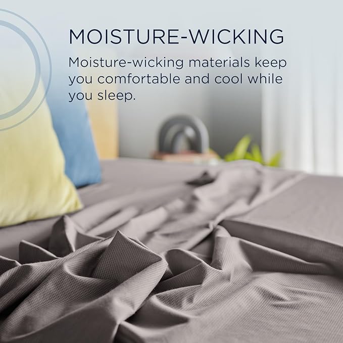 TEMPUR ProAir Sheet Set Cool Gray - Split Cal King