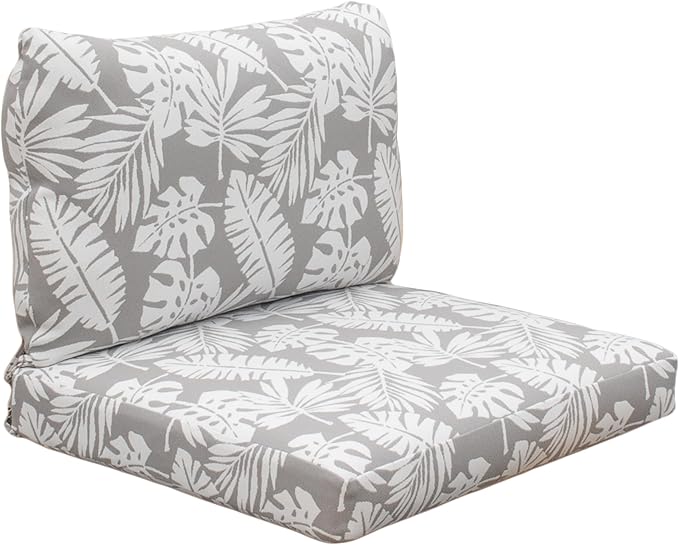 Tommy Bahama Deep Seating Lounge Cushion, 24" X 24" X 4", Tropical Chrome