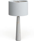SAFAVIEH Lighting Collection Delilah Alabaster White 30-inch Bedroom Living Room Home Office Desk Nightstand Table Lamp (LED Bulb Included)