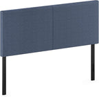 Furinno Roanne Upholstered Headboard, Queen, Denim