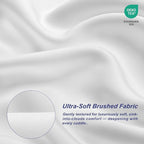 18x18 Pillow Inserts Set of 2, Hypoallergenic Soft Machine Washable Fluffy Virgin Polyester Premium Throw Pillow Stuffer, Decorative Cushion for Bed, Couch, Sofa - White