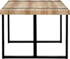 71'' Dining Table for 6-8, Wood Kitchen Table with Metal Legs, Dinner Table for 6-8 for Home Dining Room Living Room