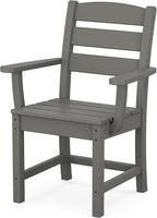 POLYWOOD® Lakeside Dining Chair, Slate Grey