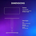 FLEXISPOT CyberX 71 Inch RGB LED Electric Gaming Standing Desk, Dual Motor 3-Stage Adjustable Desk up to 352 lbs, Large Ergonomic Computer Workstation for Gamers, Streamers & Home Studios (Black)