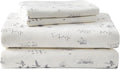 Eddie Bauer - Flannel Sheets King Size, Anti-Pilling & Wrinkle Resistant Cotton, Touchably Soft for All-Season Comfort - Bed Sheets with Matching Pillowcases & Fitted Sheet (Geese Meadow Yellow)