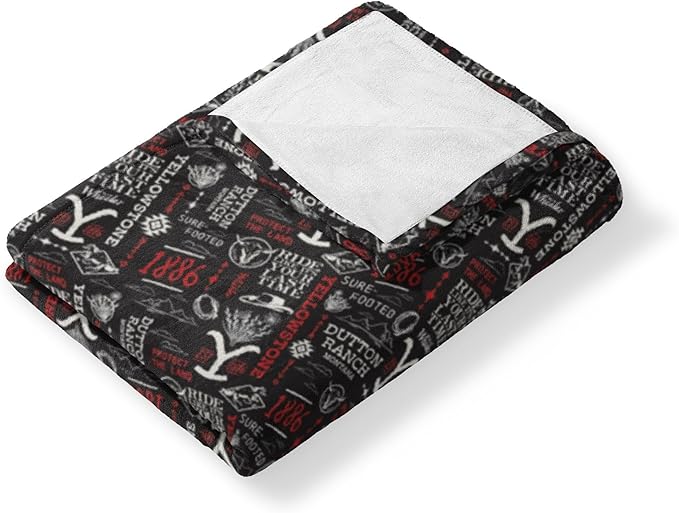 Northwest Yellowstone Silk Touch Throw Blanket, 50" x 60", Holiday Ride