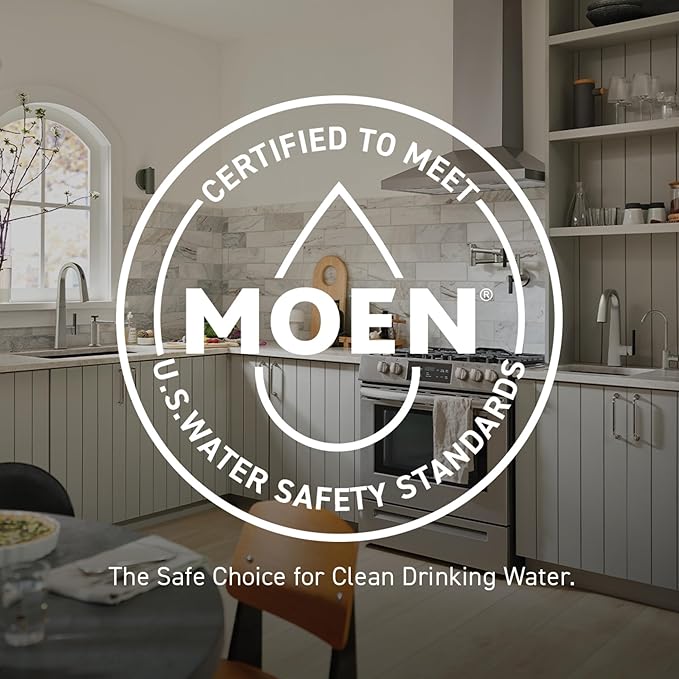 Moen Gibson Matte Black Two-Handle Centerset Modern Bathroom Faucet with Drain Assembly for 4-inch 3-Hole Countertops, 6150BL