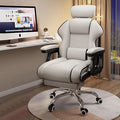 Executive Computer Chair Home Office Desk Chair,Adjustable Angle, Ergonomic Adjustable Height PU Leather Chairs with Cushions Armrest for Long Time Seating-High Office Chair with Footrest