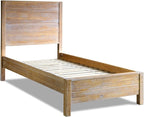 Grain Wood Furniture Montauk Solid Wood Bed, Twin Size, Driftwood