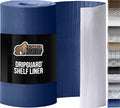 GORILLA GRIP DripGuard Shelf Liner, Non Adhesive Drawer and Kitchen Cabinet Protector, 24x240 Inch, Slip Resistant BPA Free Smooth Surface Plastic Liners for Cabinets, Bathrooms, Closets, Navy Blue
