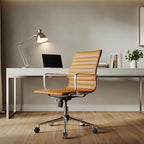 Chair, Desk Computer Chair ，with Armrests ，Ergonomic Office Chair for Home and Office, 17.32 x 22.83 x 35.43 inches, Multiple Colors (Terracotta)