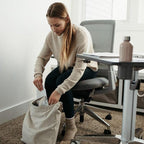Haworth Soji Office Chair with Ergonomic Adjustments and Lumbar Support, Flexible Mesh Back (Mist)