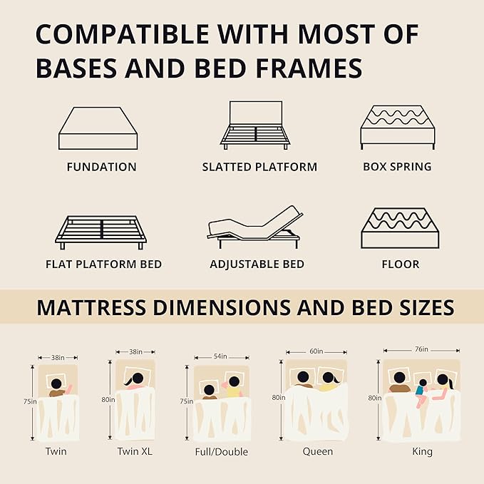 EGOHOME 14 Inch Twin Memory Foam Mattress for Back Pain, Cooling Copper Gel Bed in a Box, Foam Made in USA, CertiPUR-US Certified, Therapeutic Medium Firm, Daybed 38x75x14 Black